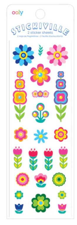 Fun Flowers Stickers