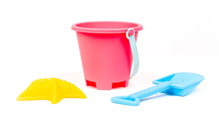 3pc Pink Sand Bucket Set