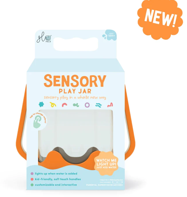 Sensory Play Jar - Orange