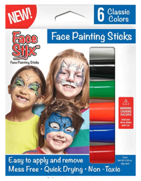 Face Paint Stix 6 Pack