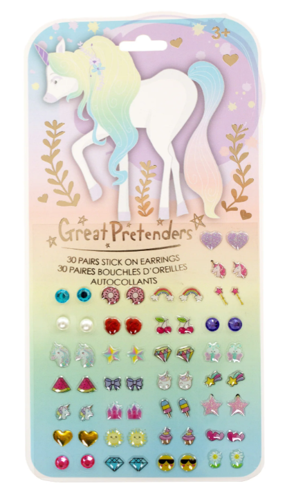 Whimsical Unicorn Sticker Earrings