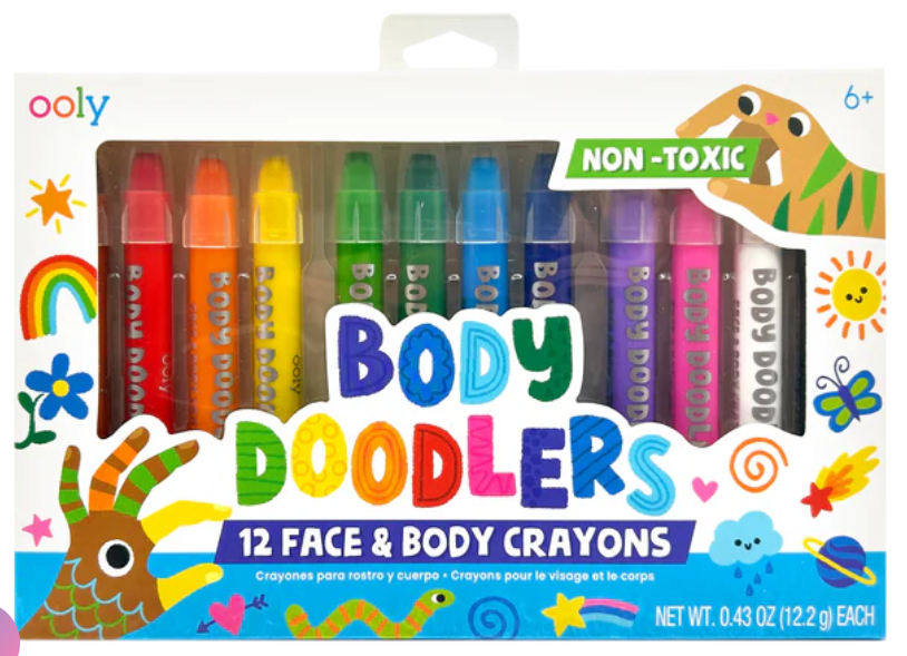 Body Doodlers Face and Body Crayons