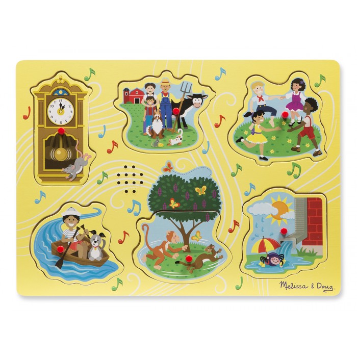 Sing-Along Nursery Rhymes Sound Puzzle - Yellow