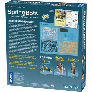 Springbots 3 N 1 Spring Powered Machines