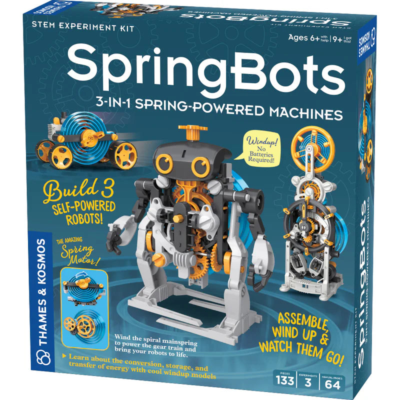 Springbots 3 N 1 Spring Powered Machines