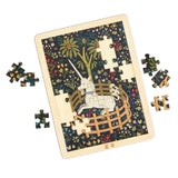 48 pc Unicorn In A Garden Puzzle The Met Series