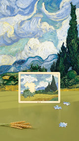48 pc Van Gogh Cypresses Puzzle The Met Series