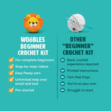 Woobles Bacon The Pig Crochet Kit