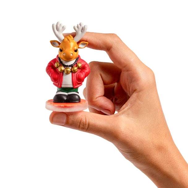 Santa & Deer Playing Jingle Bells