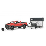 RAM 2500 Power Wagon with horse trailer and horse