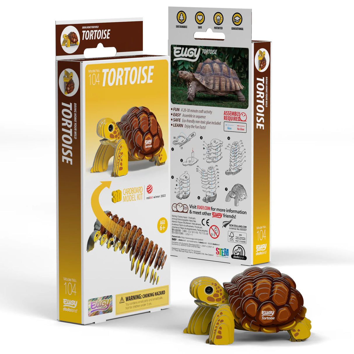 EUGY Tortoise 3D Puzzle