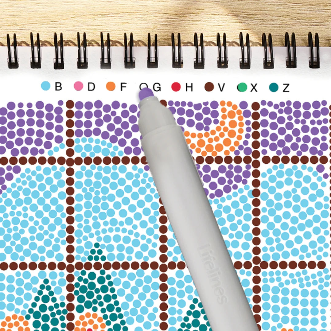 FlowArt Snowed In Dot By Letter