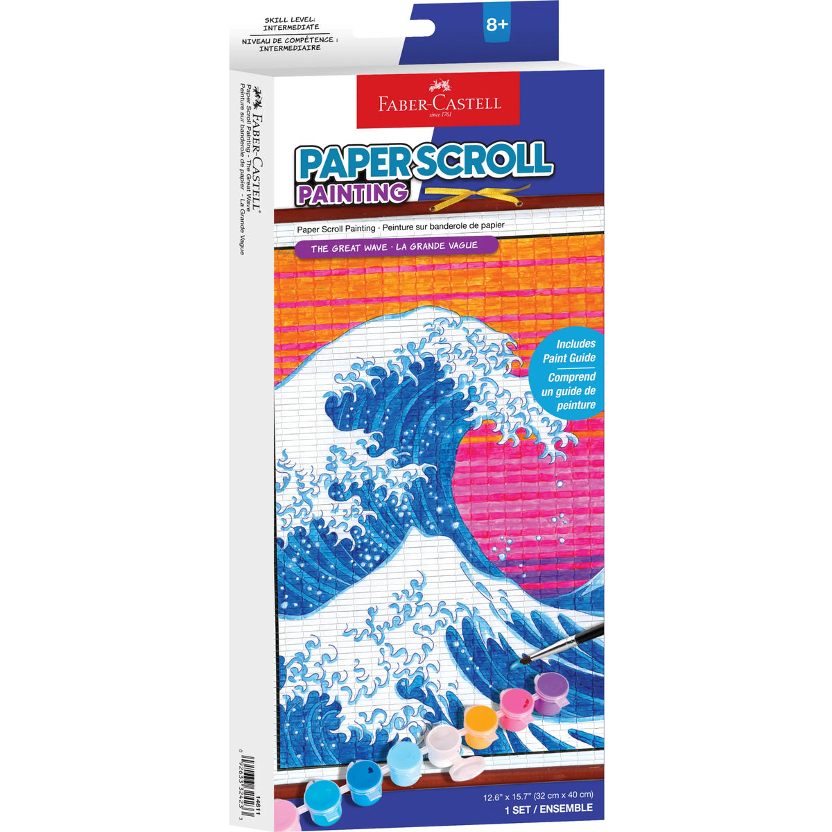 The Great Wave Paper Scroll Coloring
