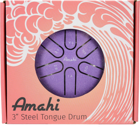 3″ Steel Tongue Drum (Purple)