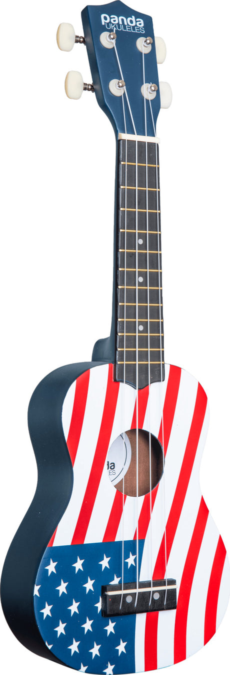 Panda 1 Tropical Ukulele, Soprano (American Flag)