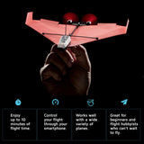 Red Powerup 4.0 Smartphone Paper Plane