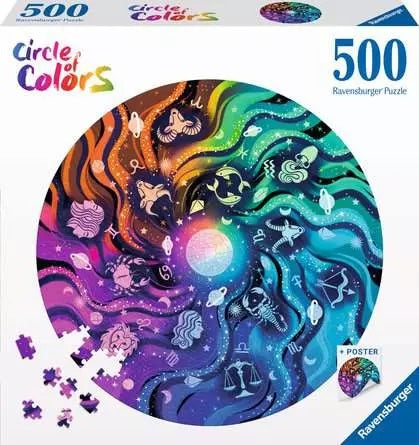 500 pc Astrology Round Puzzle