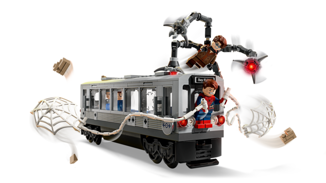 LEGO® Marvel Spider-Man Vs Doc Ock Subway Train Scene