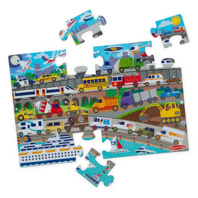 Traffic Jam 24 Pc Floor