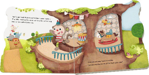  "Little Monkey Yuki Loves to Play" Board Book