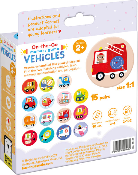 On-the-Go Memory Game Vehicles