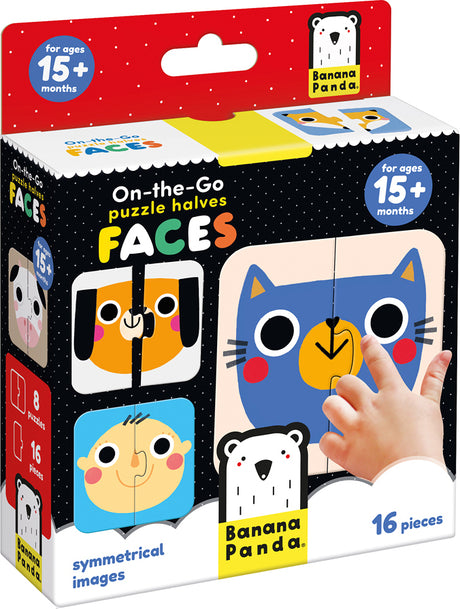 On-the-Go Puzzle Halves Faces