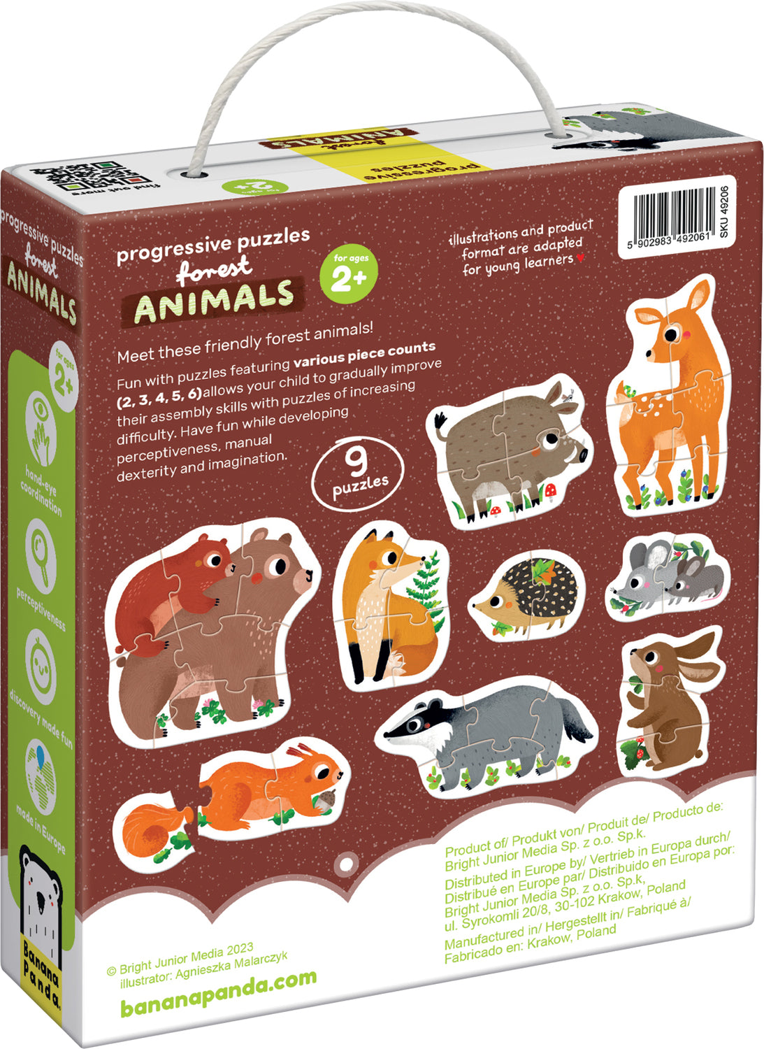 Progressive Puzzles Forest Animals