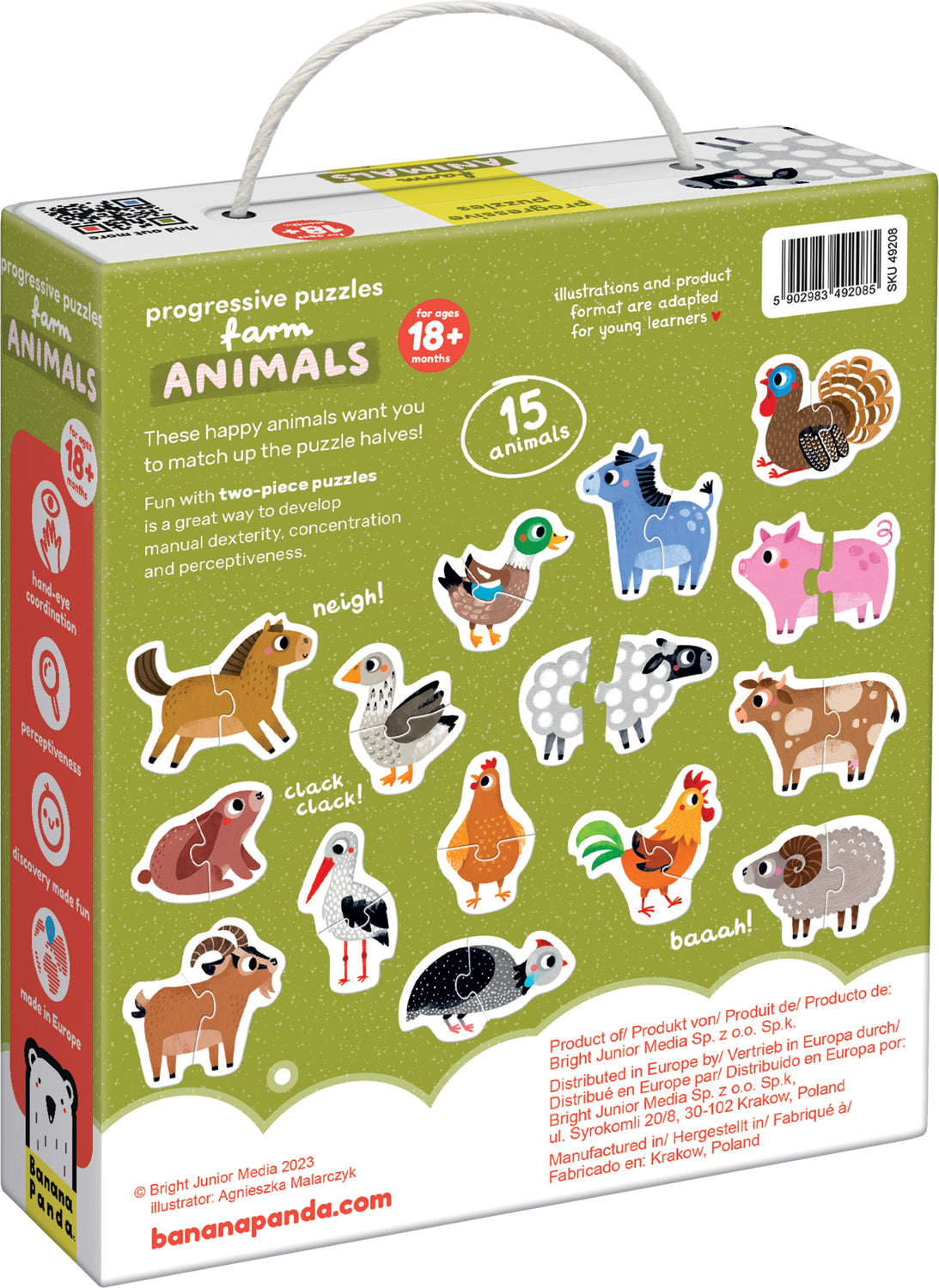 Progressive Puzzles Farm Animals