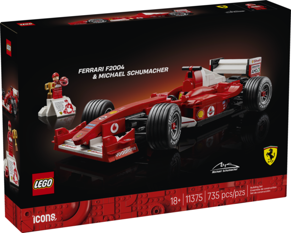 LEGO® Icons Ferrari F2004 & Michael Schumacher
