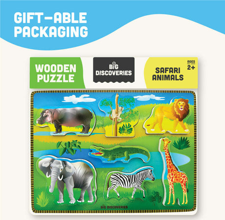 Wooden Puzzle - Safari Animals