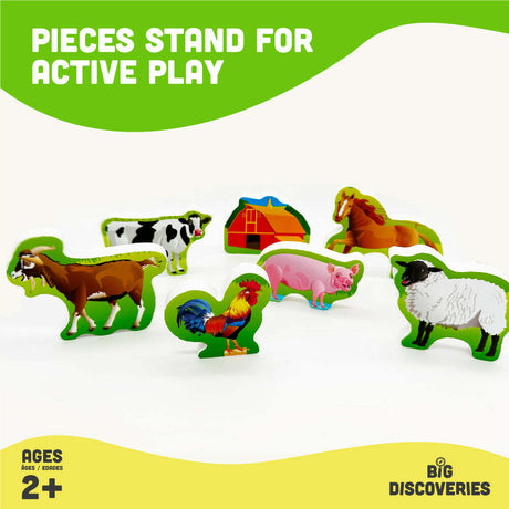 Wooden Puzzle - Farm Animals