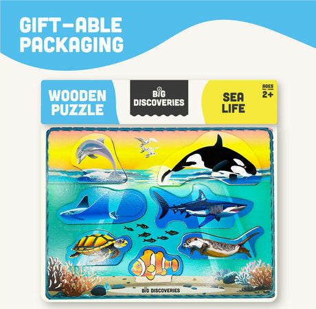 Wooden Puzzle - Sea Life