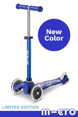 Mini Deluxe LED Blue/White Scooter