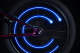 Orbitbrightz Blue LED Bicycle Spoke Charms, 2pk