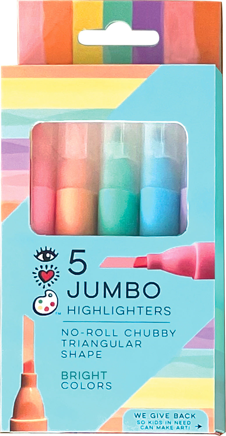 5 Jumbo Highlighters