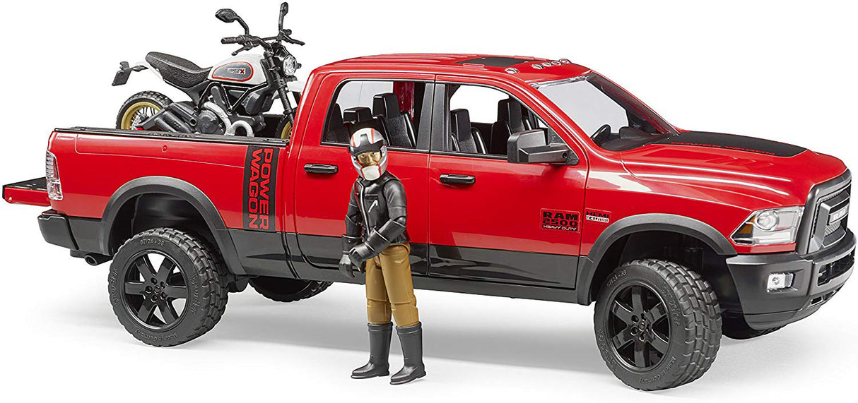 RAM 2500 Power Wagon with Scrambler Ducati Desert Sled