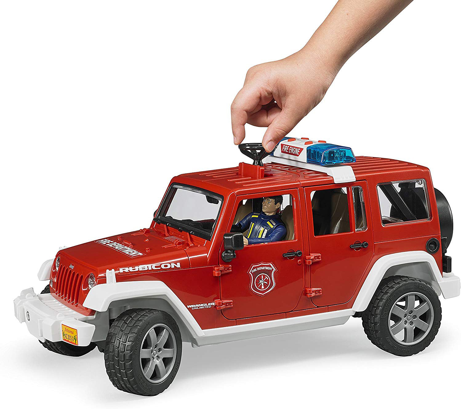 Jeep Rubicon Fire Rescue with Fireman Vehicle – Fun Stuff Toys