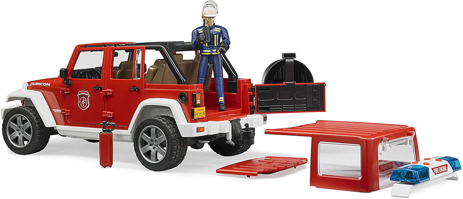 Jeep Rubicon Fire Rescue with Fireman Vehicle – Fun Stuff Toys