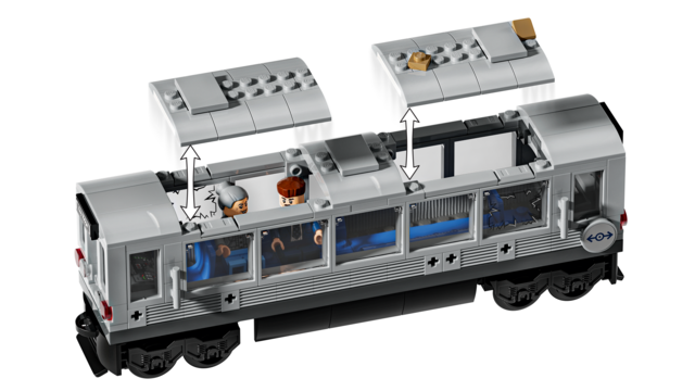 LEGO® Marvel Spider-Man Vs Doc Ock Subway Train Scene