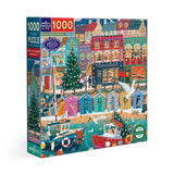 English Seaside Christmas 1000 Pc Puzzle