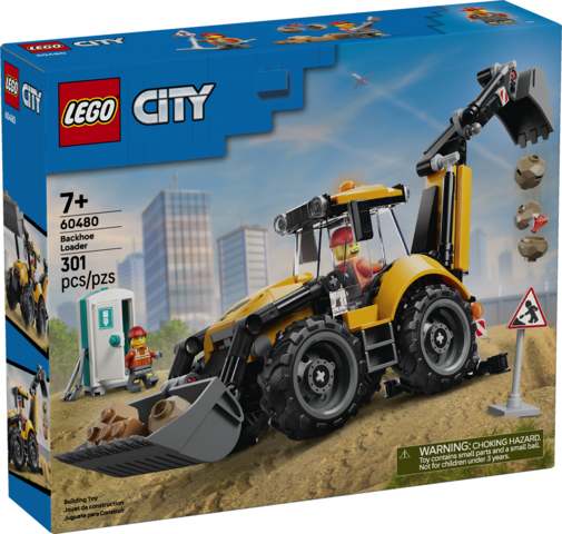 LEGO® City Yellow Backhoe Loader