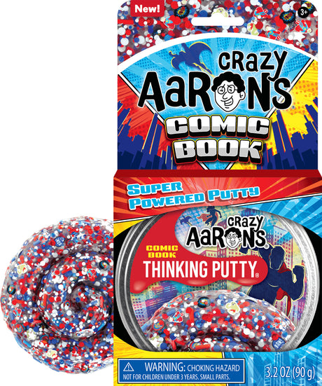 Comic Book - 4" Full Size Thinking Putty Tin