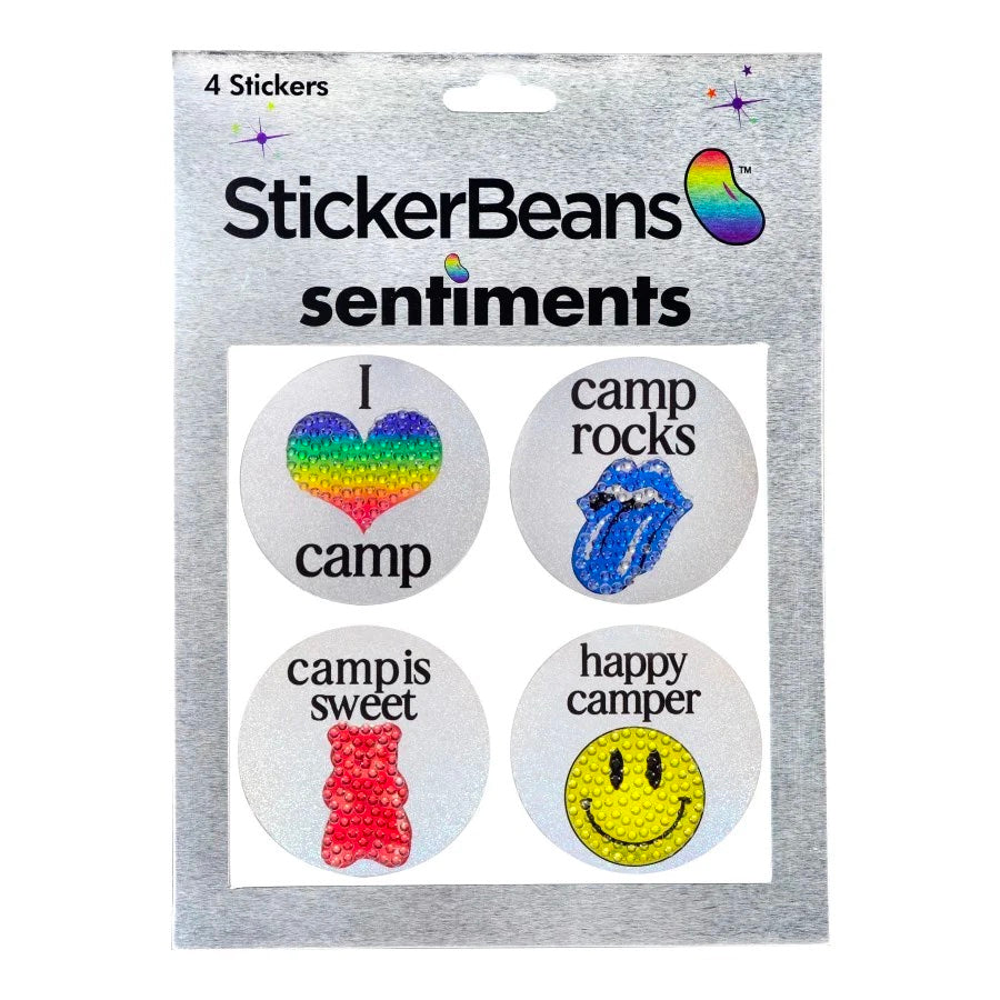 Camp Sentiments Stickerbeans