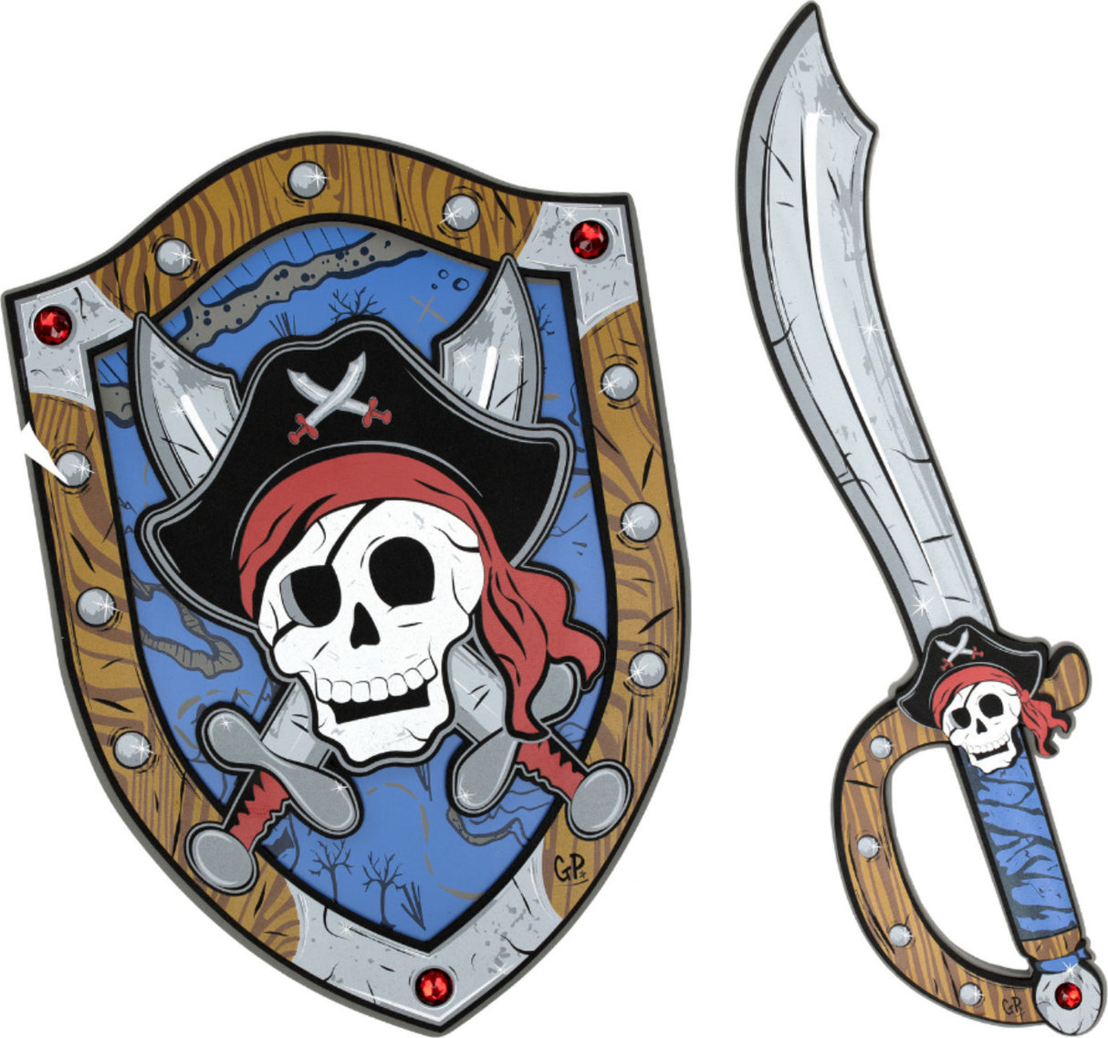 Captain Skull Pirate EVA Shield