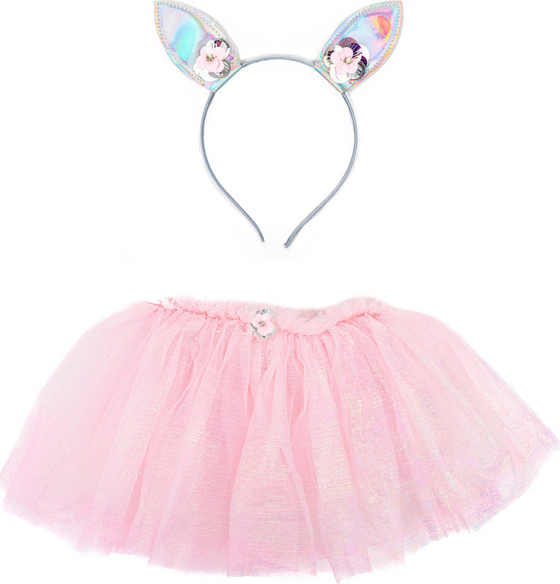 Iridescent Bunny Tutu & Headband