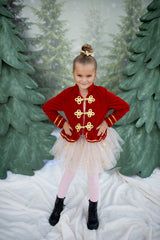 Sparkle Star Tutu, White & Gold (Size 4-6)