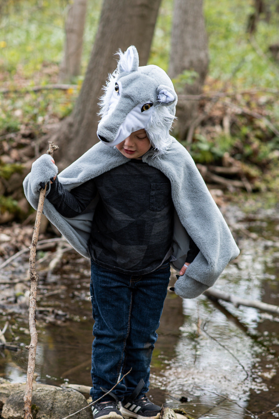 Woodland Storybook Wolf Cape