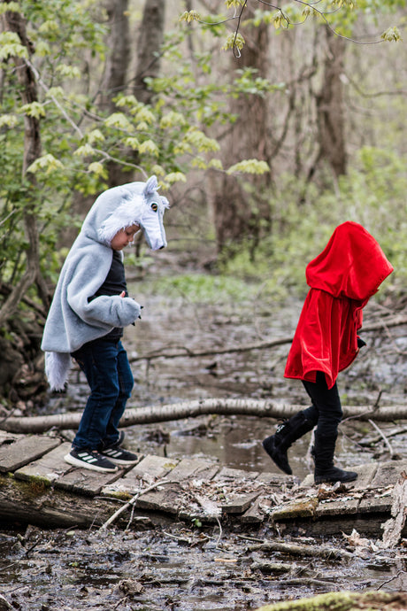 Woodland Storybook Wolf Cape