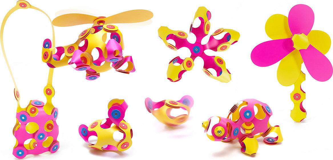 Colorclix Toy Clixo Yellow and Pink Crew Pack – Fun Stuff Toys
