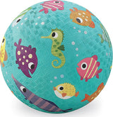 Crocodile Creek Fish Turquoise Playground Ball 7 inches